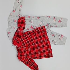 Carter's Fall / Winter Baby Girl Clothes (12 Mo.) - Long Sleeve Jumpsuit, Blouse